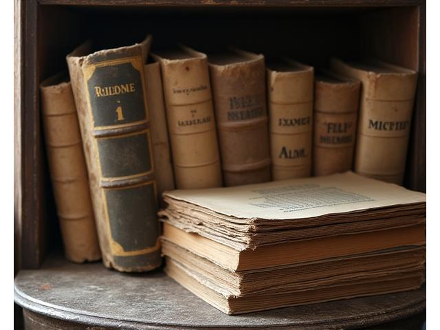 Historical culinary books and recipe archives